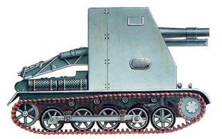 Немецкая САУ Sturmpanzer I(Bison)