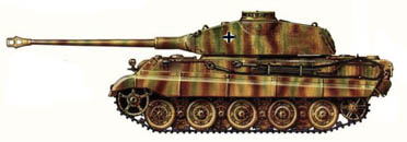 Тяжелый немецкий танк Королевский Тигр