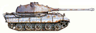 Тяжелый немецкий танк Королевский Тигр