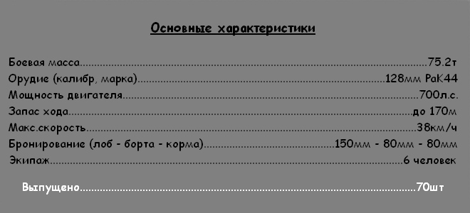 Немецкая противотанковая САУ ЯгдТигр(JagdTiger)